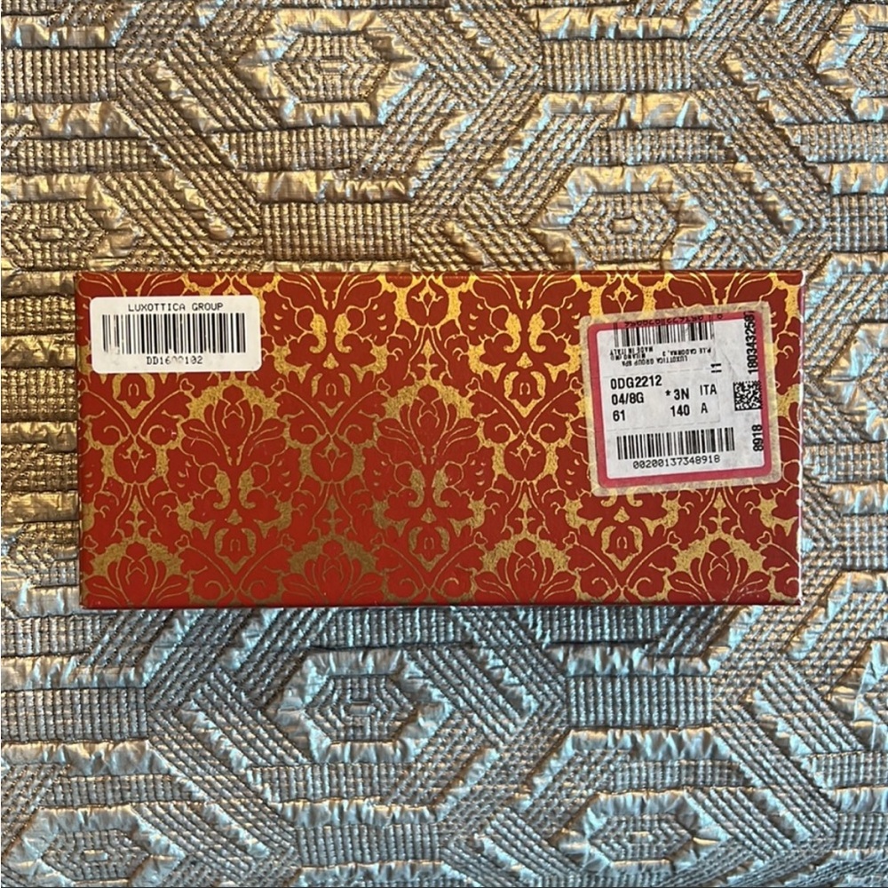 DOLCE & GABBANA Authentic Women’s Sunglasses DG2212 04/8G Gunmetal Gradi… - Picture 9 of 10